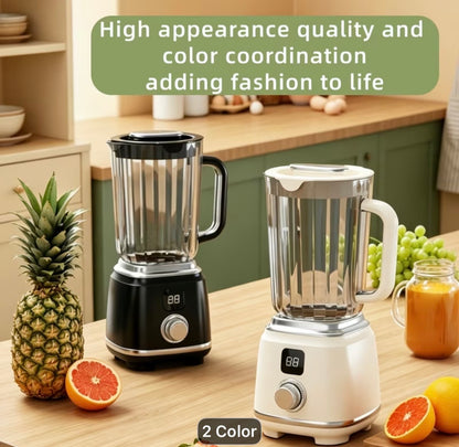 Blender and juicer with 10 blades